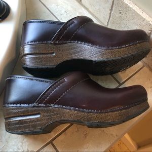 Dansko leather clogs